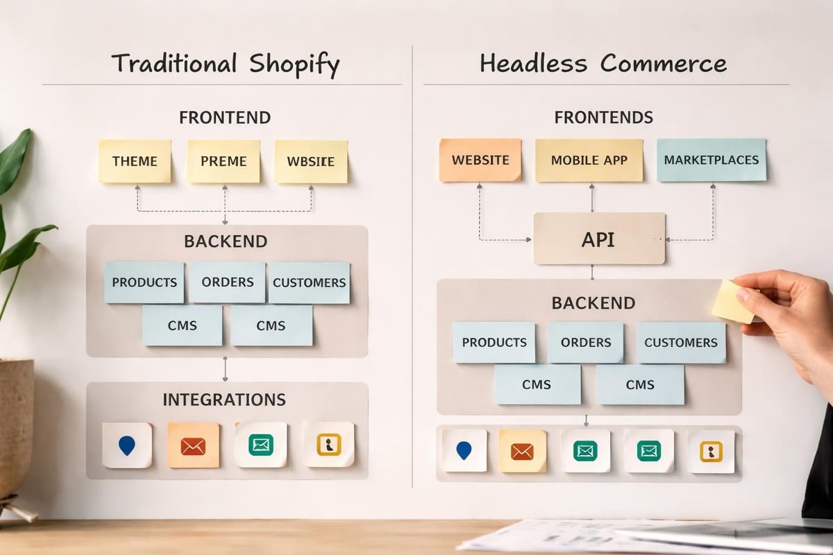 Shopify development architecture comparison