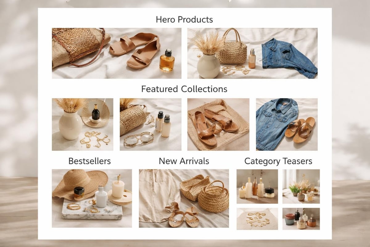 Product presentation hierarchy