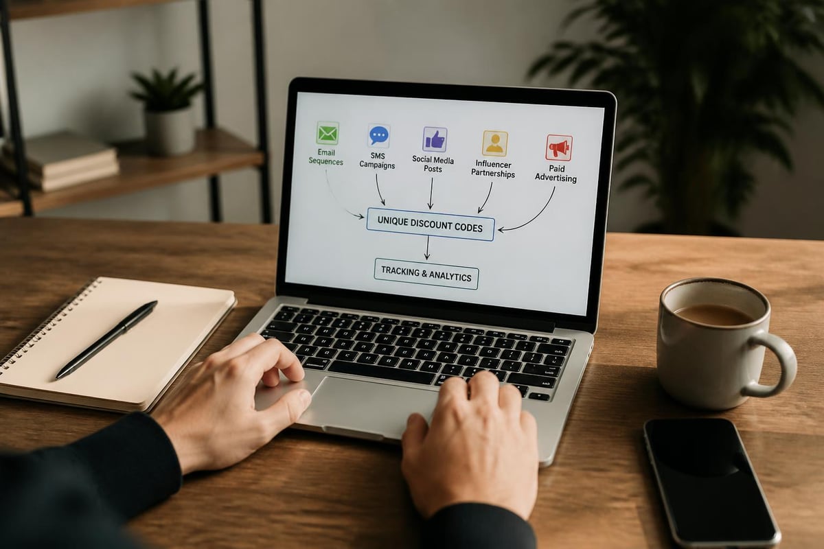 Discount code marketing integration