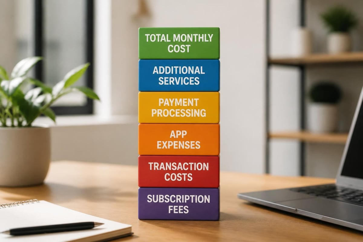 Total Shopify costs breakdown