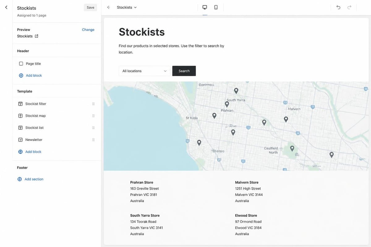 Shopify 2.0 theme customization