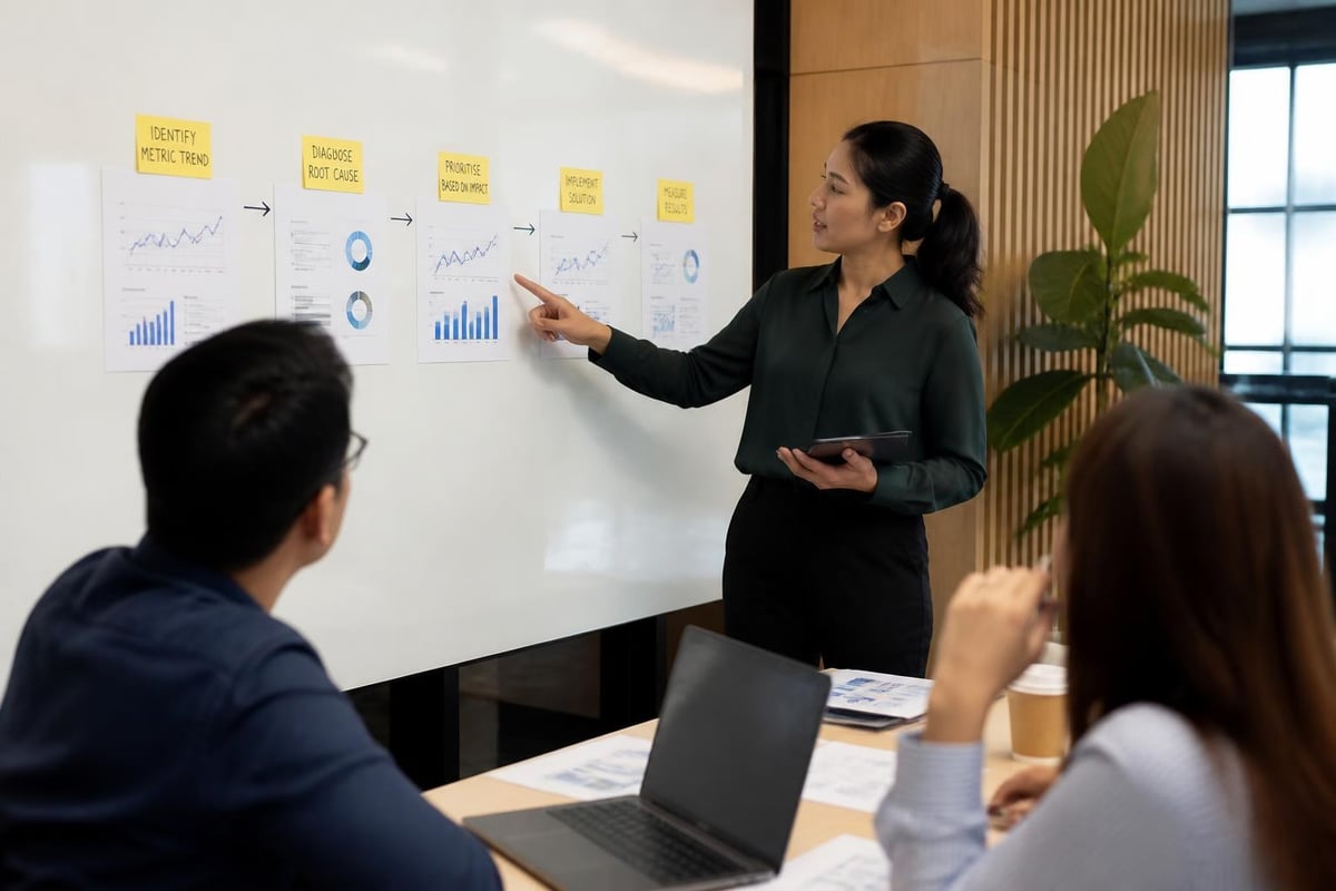 Analytics to action workflow