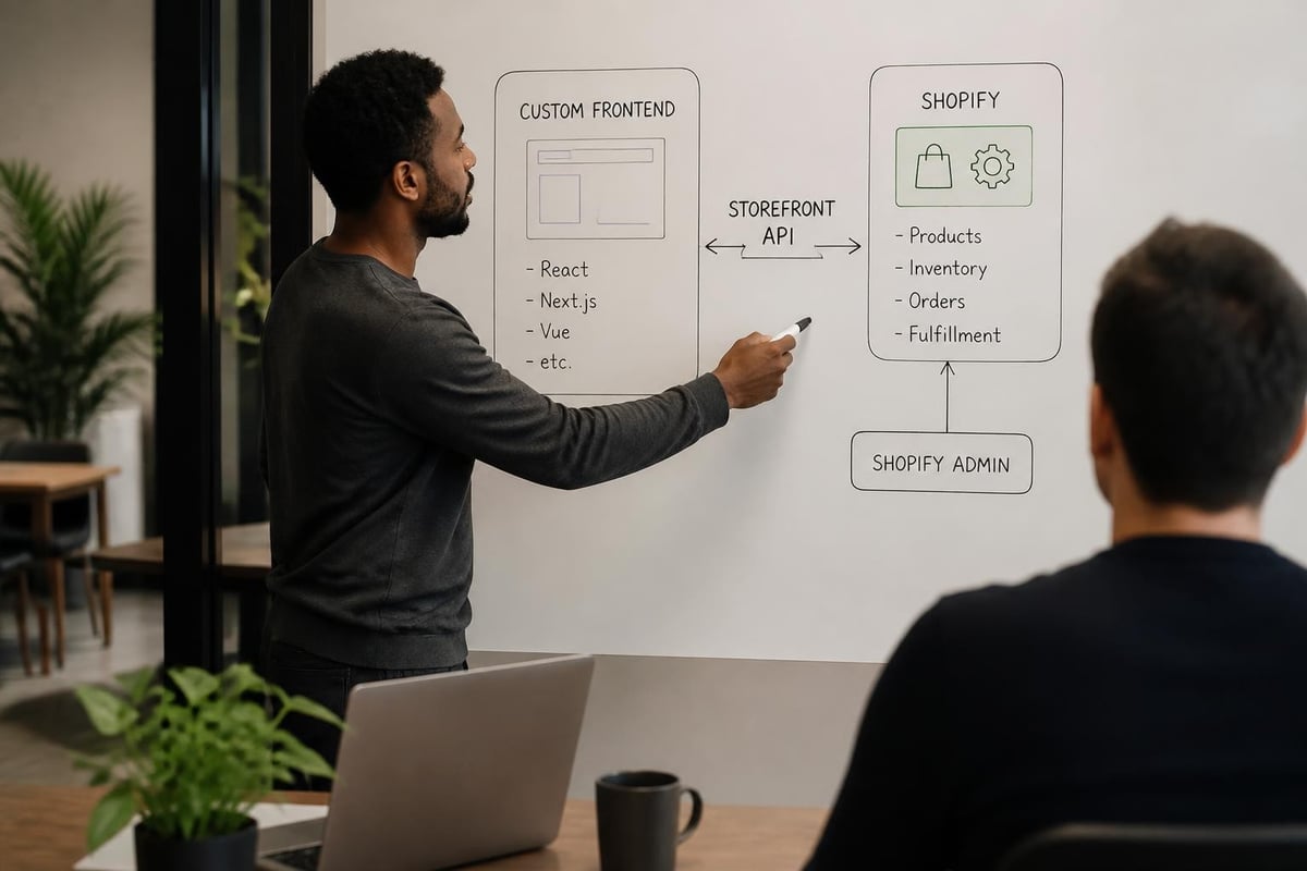 Headless architecture diagram