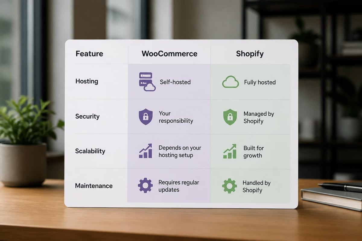 WooCommerce and Shopify platform comparison