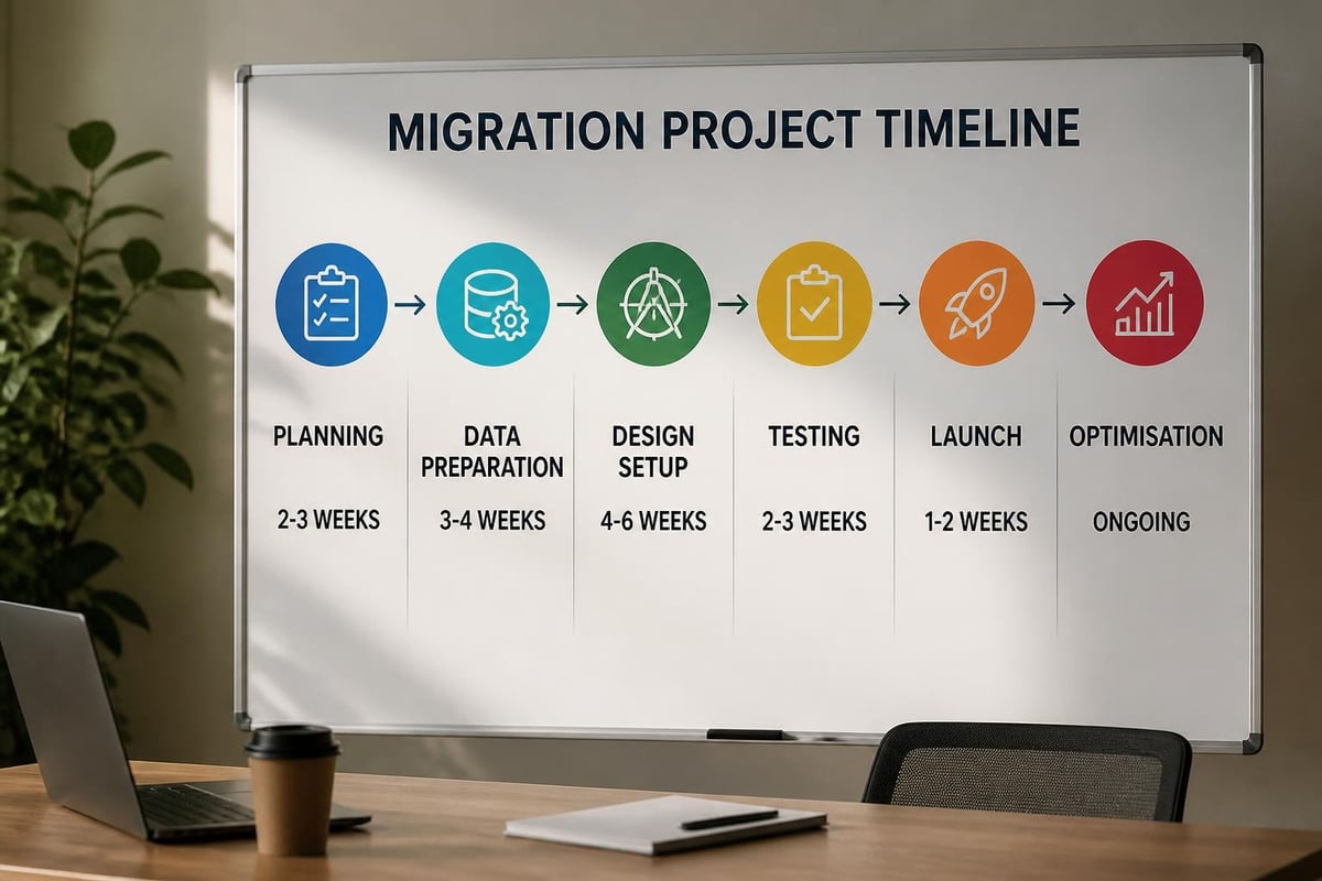Migration timeline phases