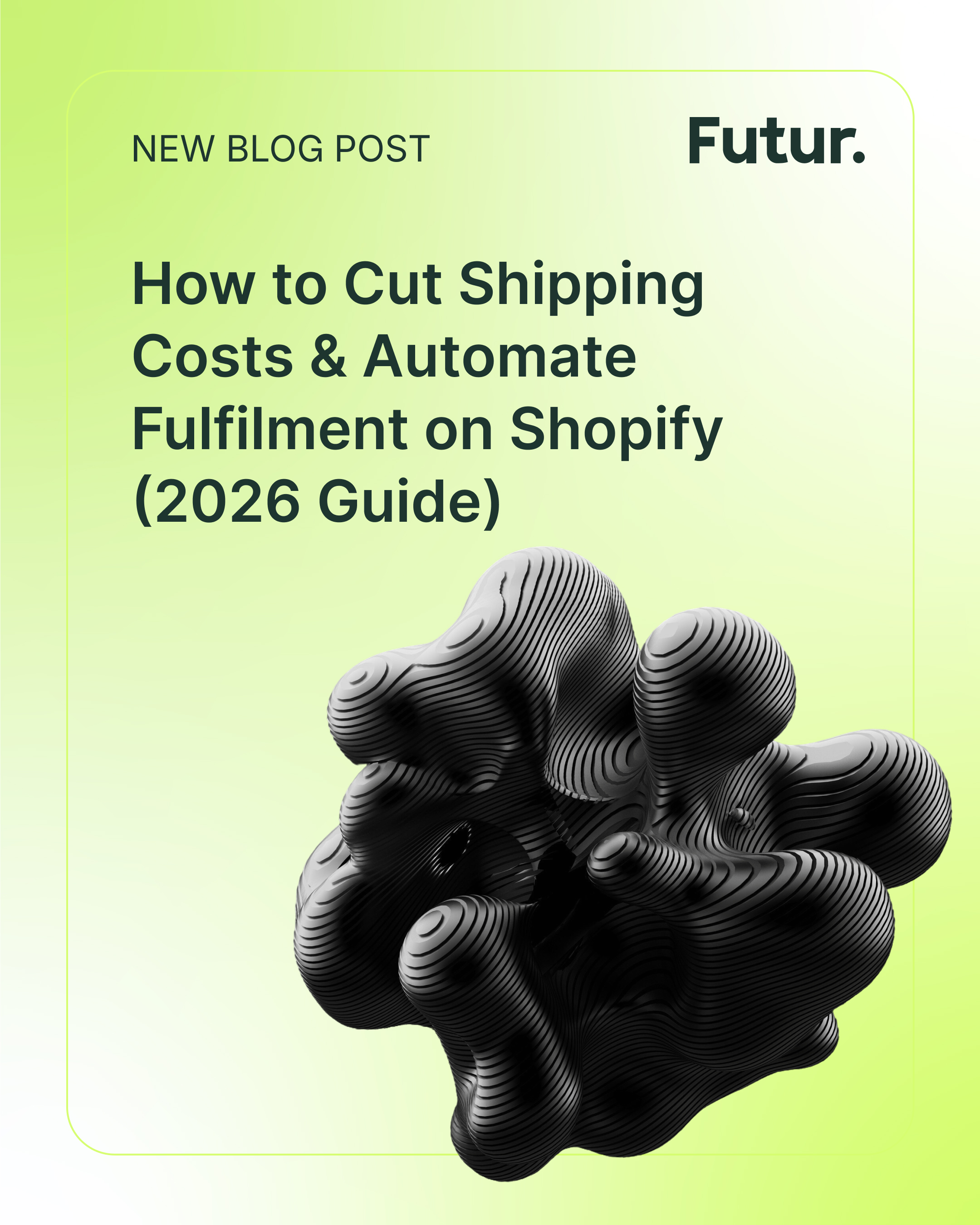 Cutting shipping costs and automating Shopify fulfilment