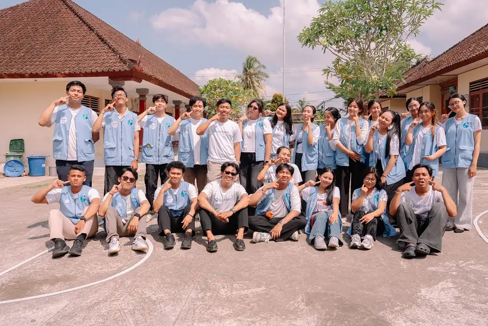 Students at SDN 1 Punggul during the fourth EcoJoy session