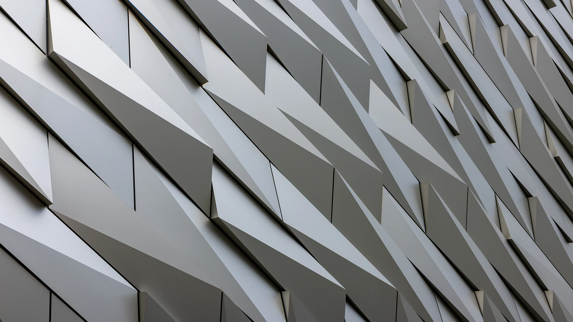 A structure featuring an anodised aluminium finish.