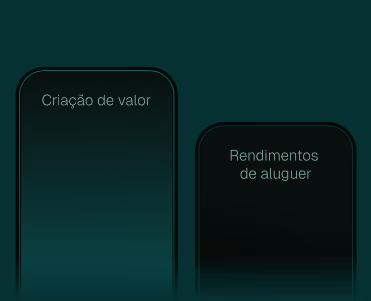 Gráfico ilustrativo das duas estratégias do fundo: Value Add e Core/Core+