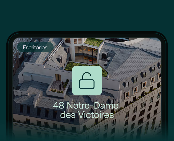 Mapa do projeto 48 Notre-Dame des Victoires em Paris.