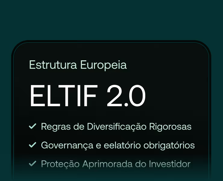 Apresentação do quadro europeu ELTIF 2.0 com regras rígidas de diversificação e governação obrigatória.