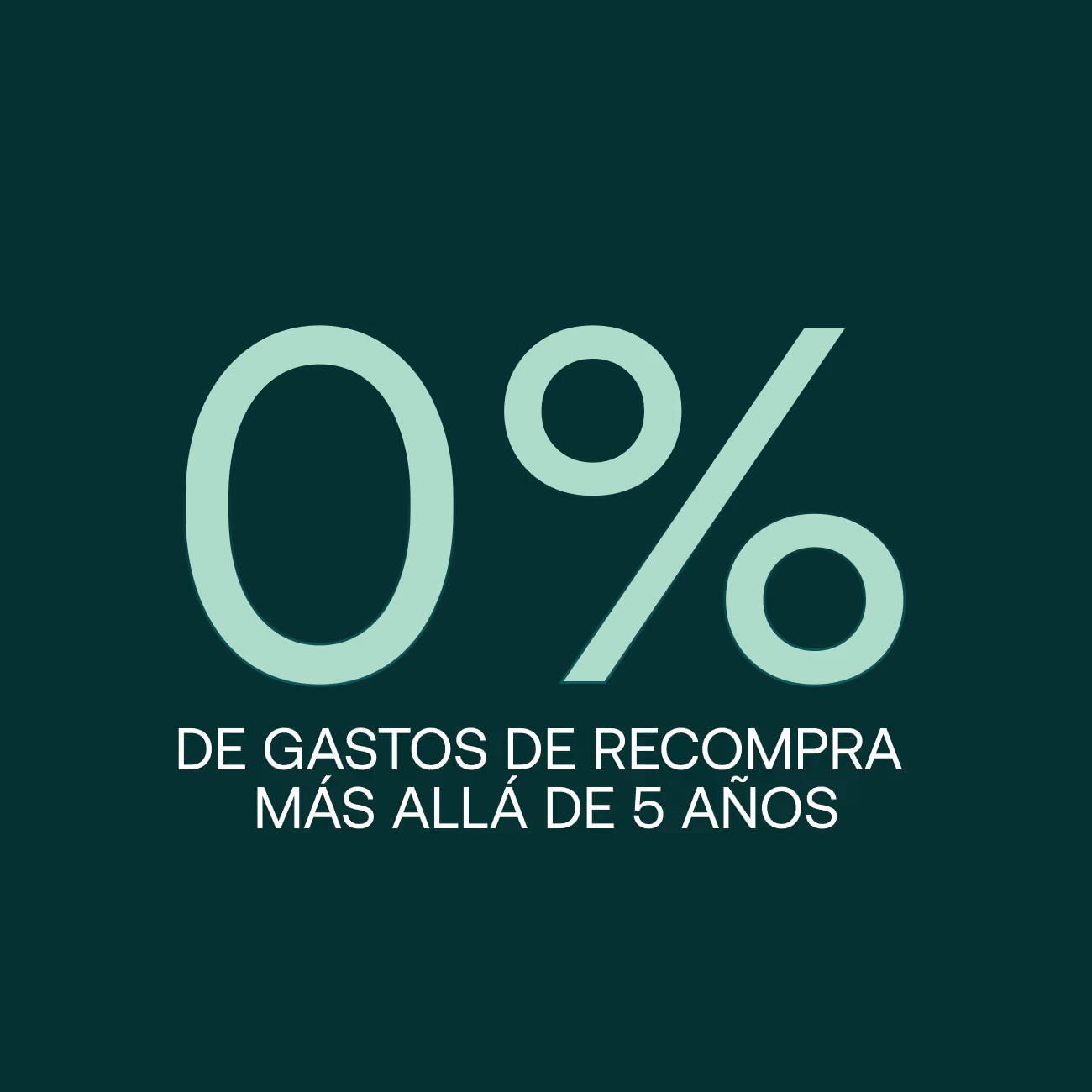 Gráfico que indica 0% de gastos de recompra más allá de cinco años con Makers Fund