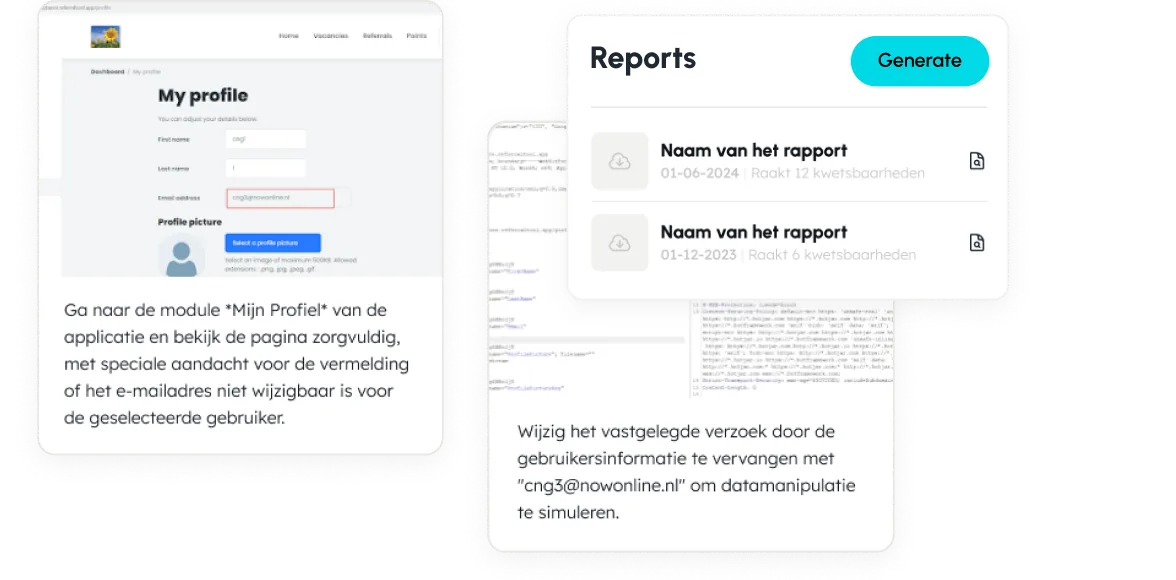 Woolves platform - reporting dashboard
