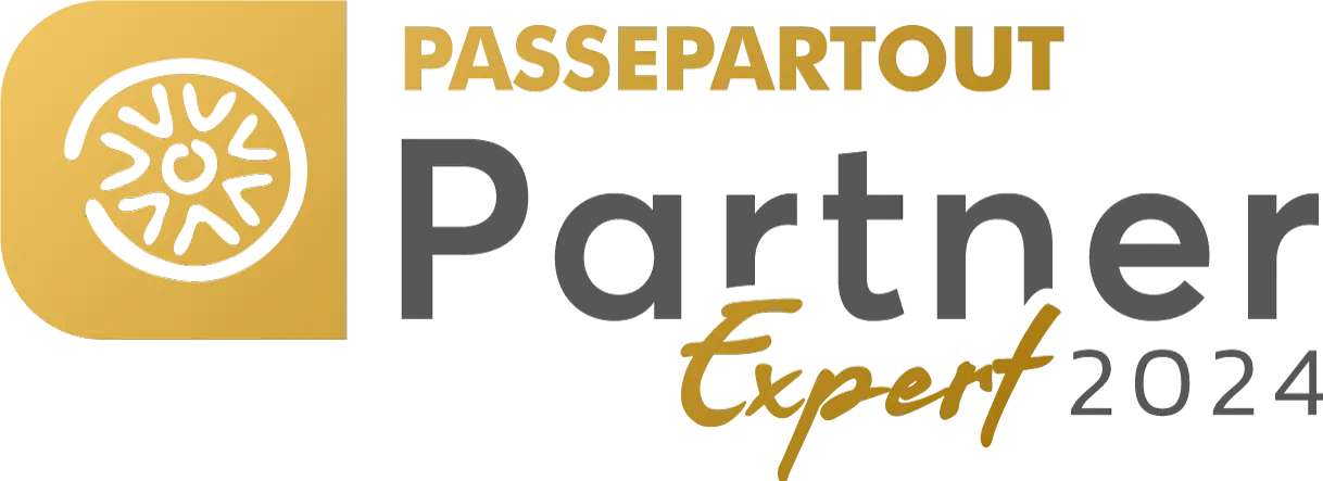 Logo Passepartout Expert Partner, certificazione di partner ufficiale per il software gestionale Mexal