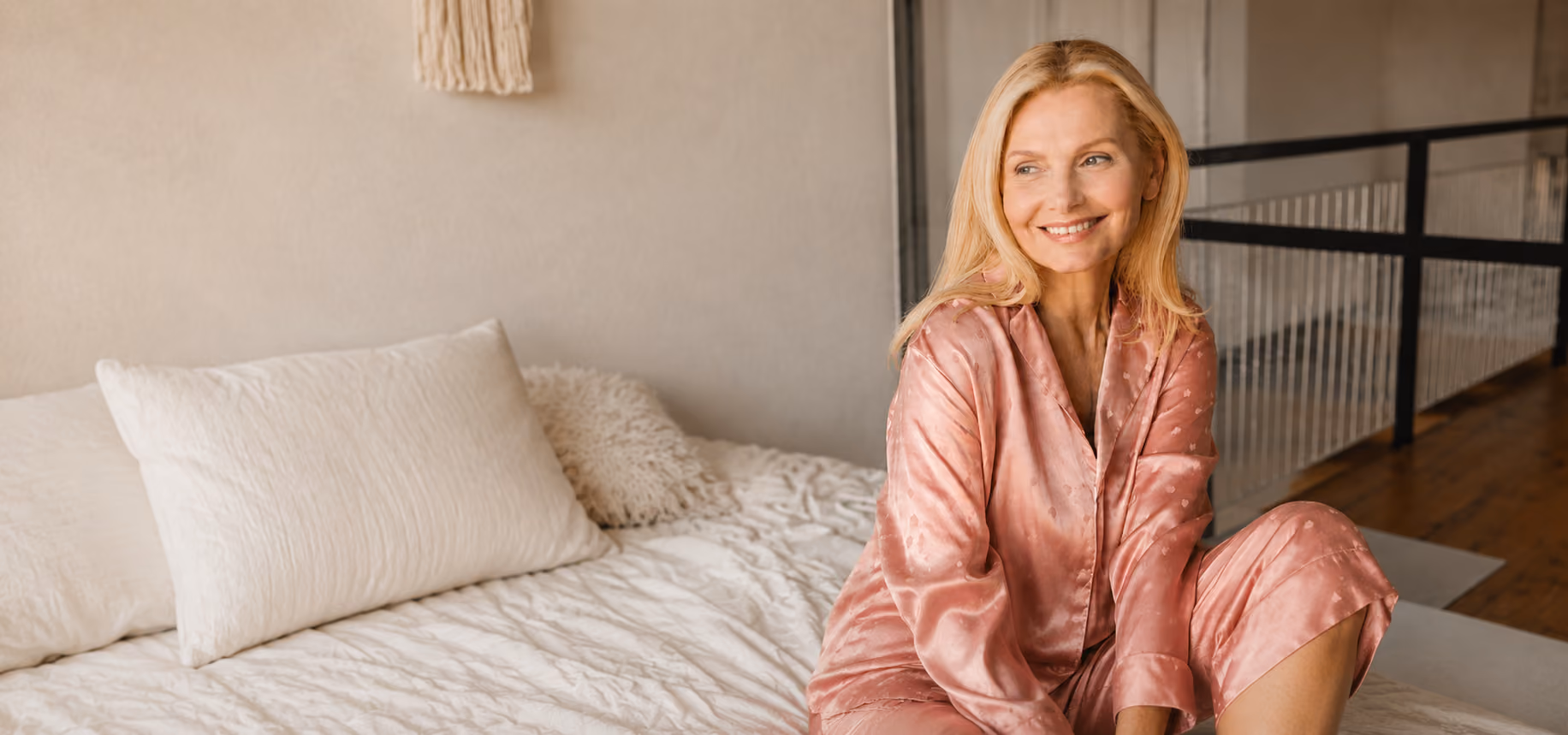 Woman experiencing menopause symptoms, representing personalized hormone care and women’s wellness support
