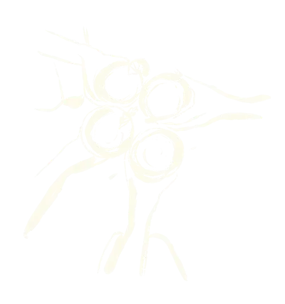 Abbildung von vier Händen, die Gläser in einem Toast halten und klirren.