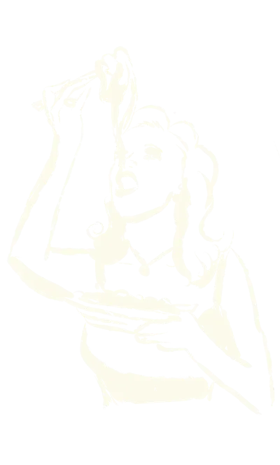 Abbildung einer Frau, die Nudeln isst, die mit Essstäbchen aus einer Schüssel gehoben wurden.