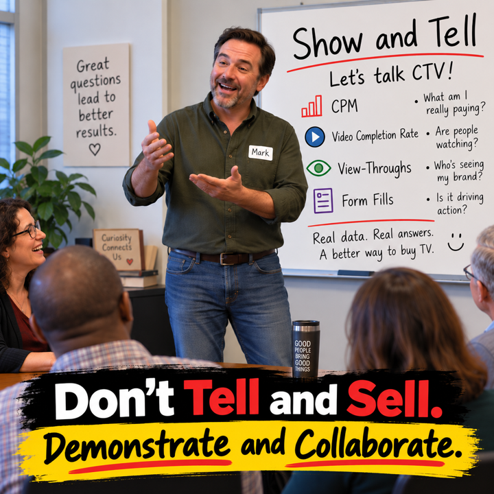 Demonstrate and collaborate on a great CTV campaign