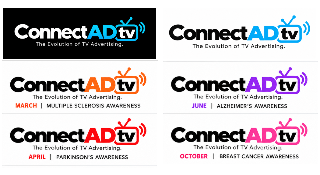 New Logos with colors honoring causes throughout the year 