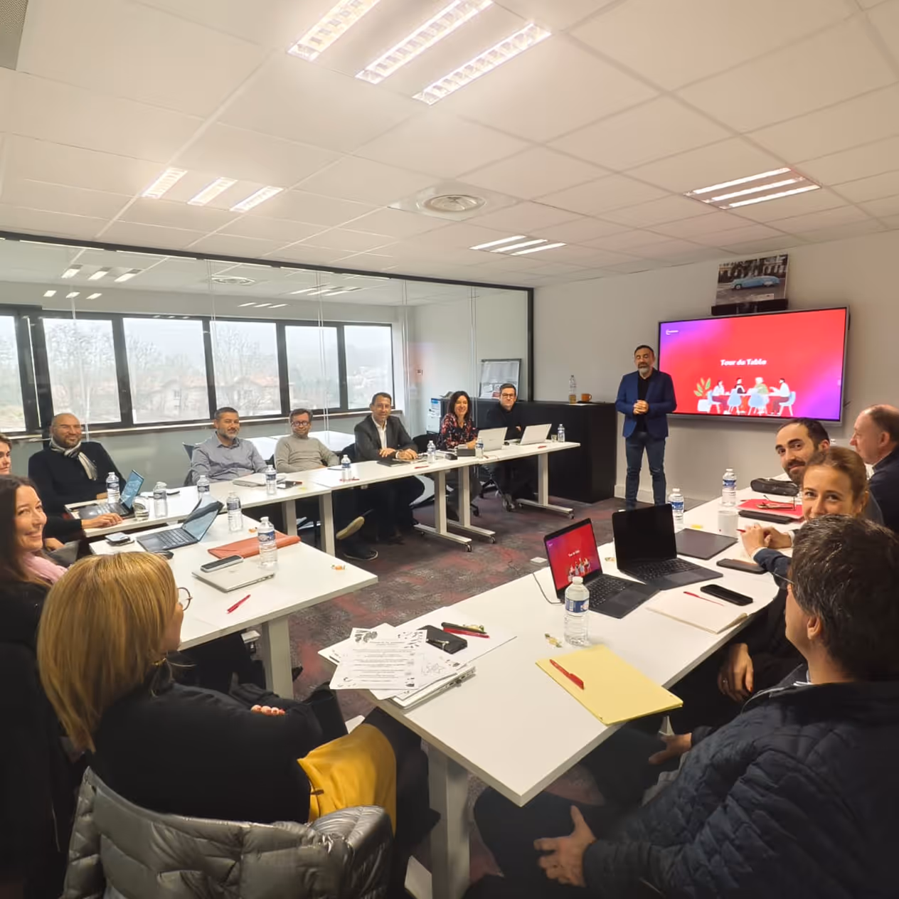 Les consultants experts en franchise de Framboise Consulting en pleine réunion