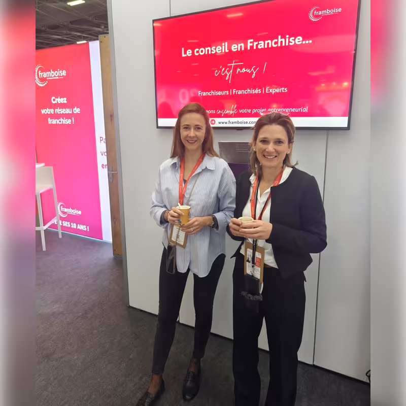 Réunion d'équipe Framboise Consulting - experts en développement de franchises