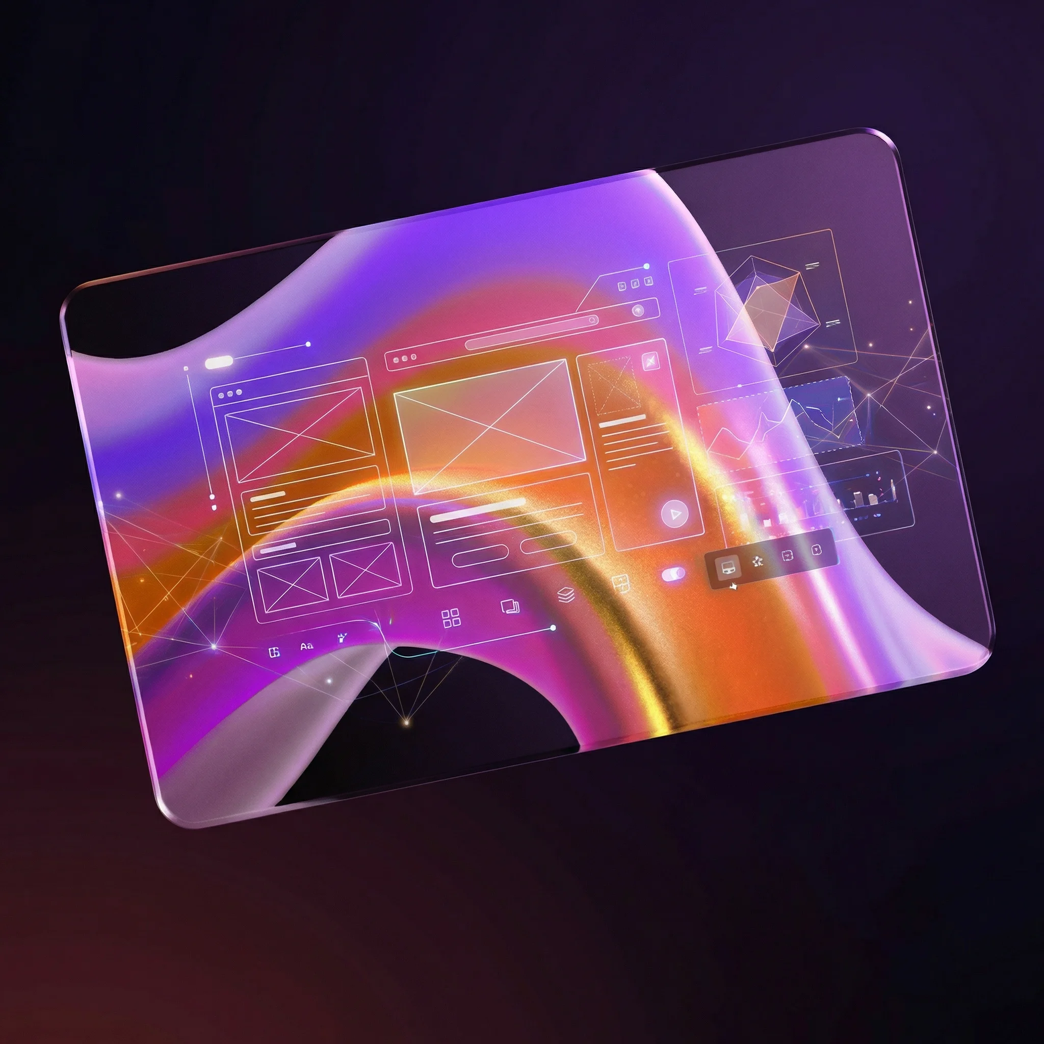 [digital project] image of a website design on a desktop screen (for a web development agency)