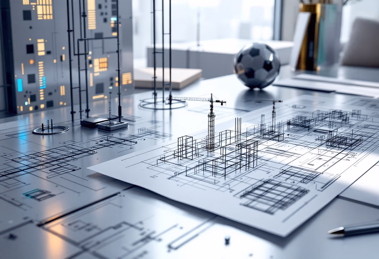 image of construction plans (for a general contractor)