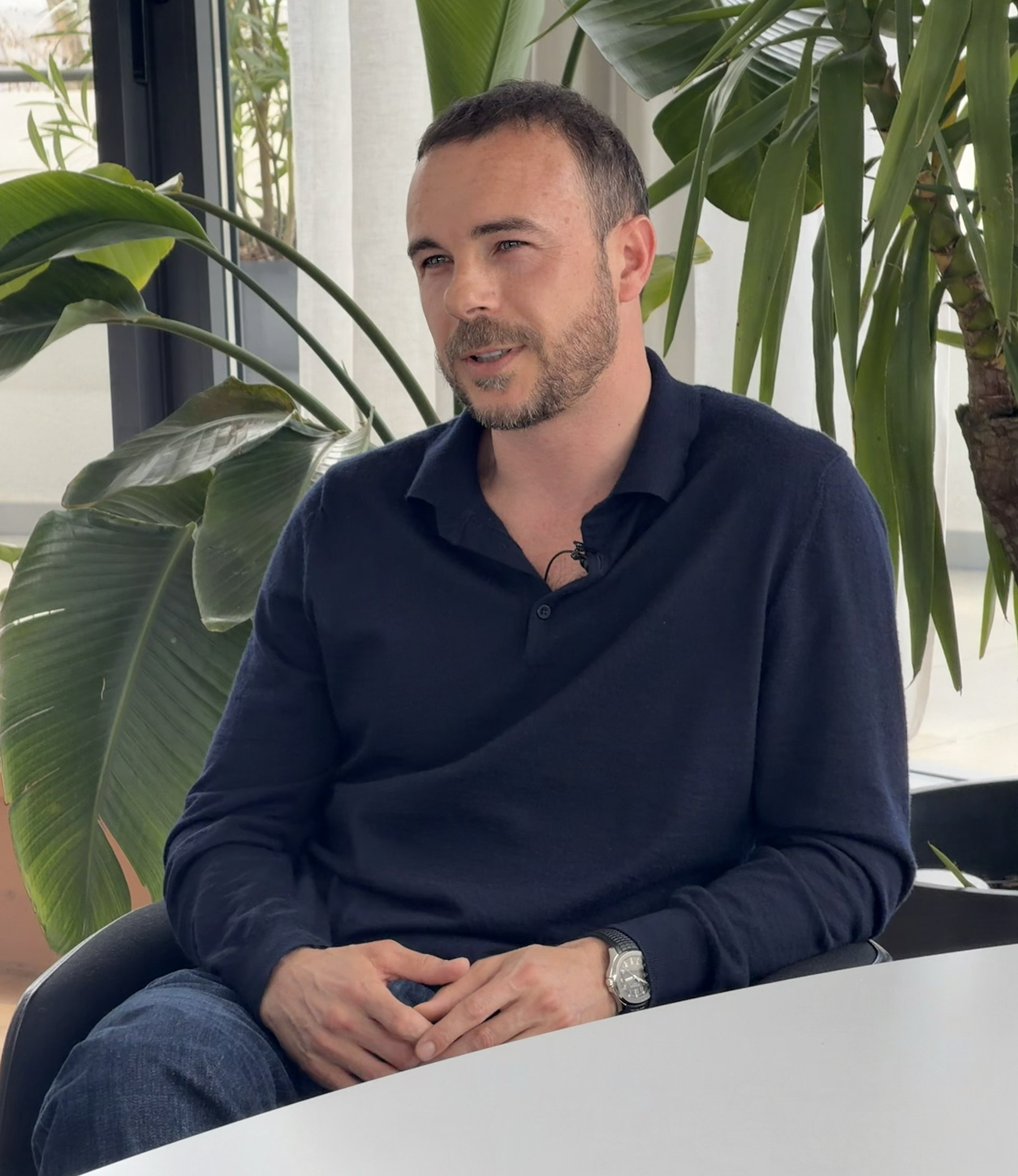 Piero Capponi, CEO di Capponi Group, in ufficio