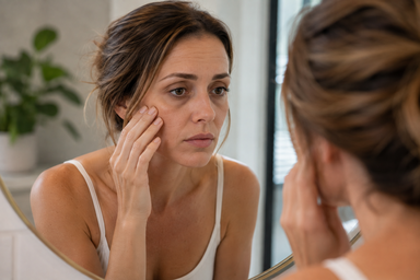 Provider administering injectable fillers for facial volume loss in Bentonville, Arkansas
