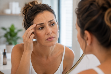 Provider administering Botox injection for dynamic wrinkles in Bentonville, Arkansas