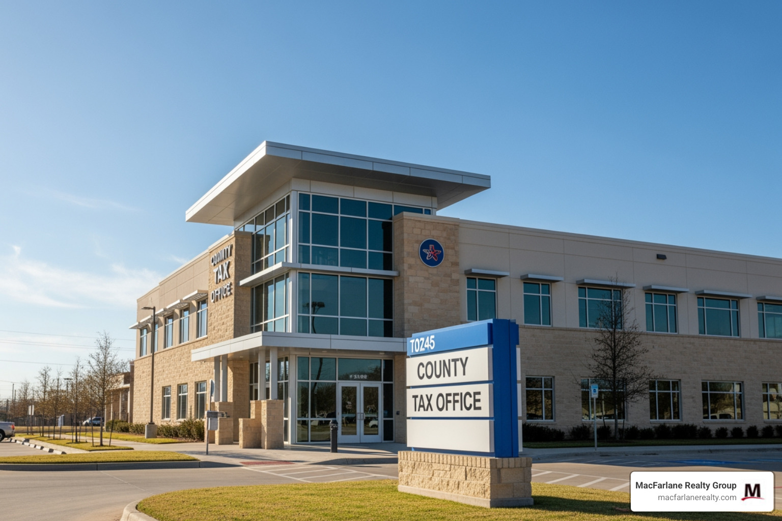 County tax office building in Texas - Texas property tax County tax office building in Texas - Texas property tax