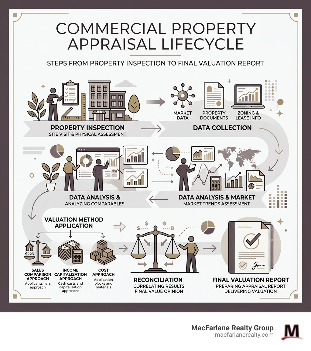 Commercial property appraisal lifecycle: steps from property inspection to final valuation report - commercial property Commercial property appraisal lifecycle: steps from property inspection to final valuation report - commercial property