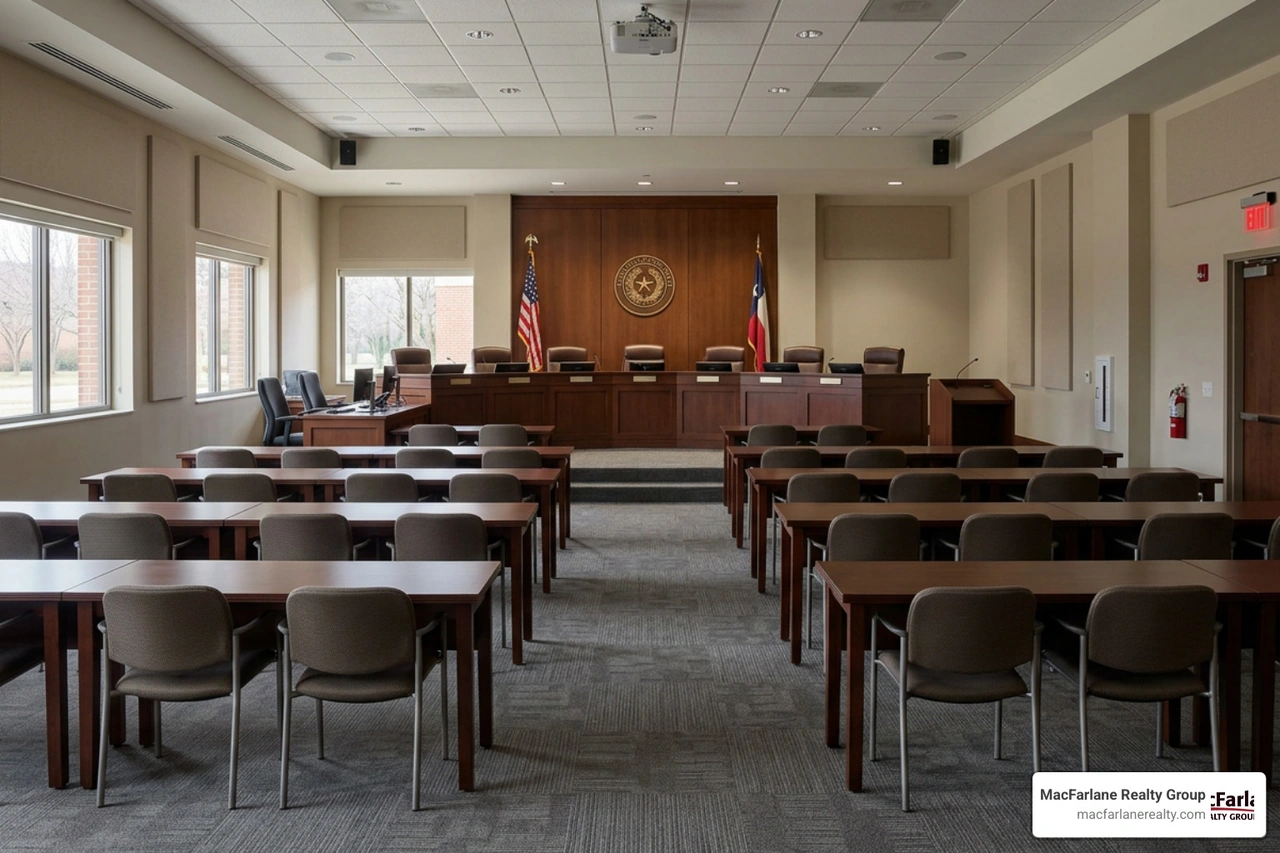Texas Appraisal Review Board ARB hearing room