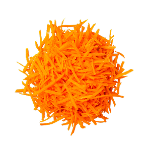 Ein Haufen voller Karotten Strefien.