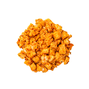 Sous-vide Chicken auf einem Stapel.