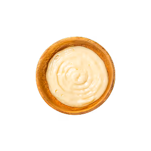 Eine Schüssel mit Creamy Mayo.