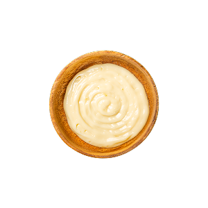 Eine Schüssel mit Creamy Mayo.