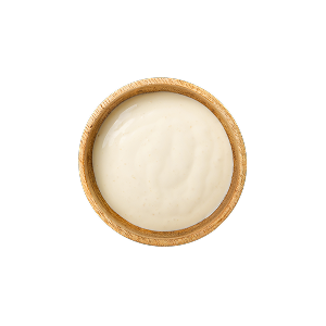 Eine Schüssel mit Arabic Garlic.