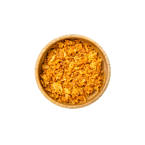 Eine Schüssel mit Röstzwiebel.