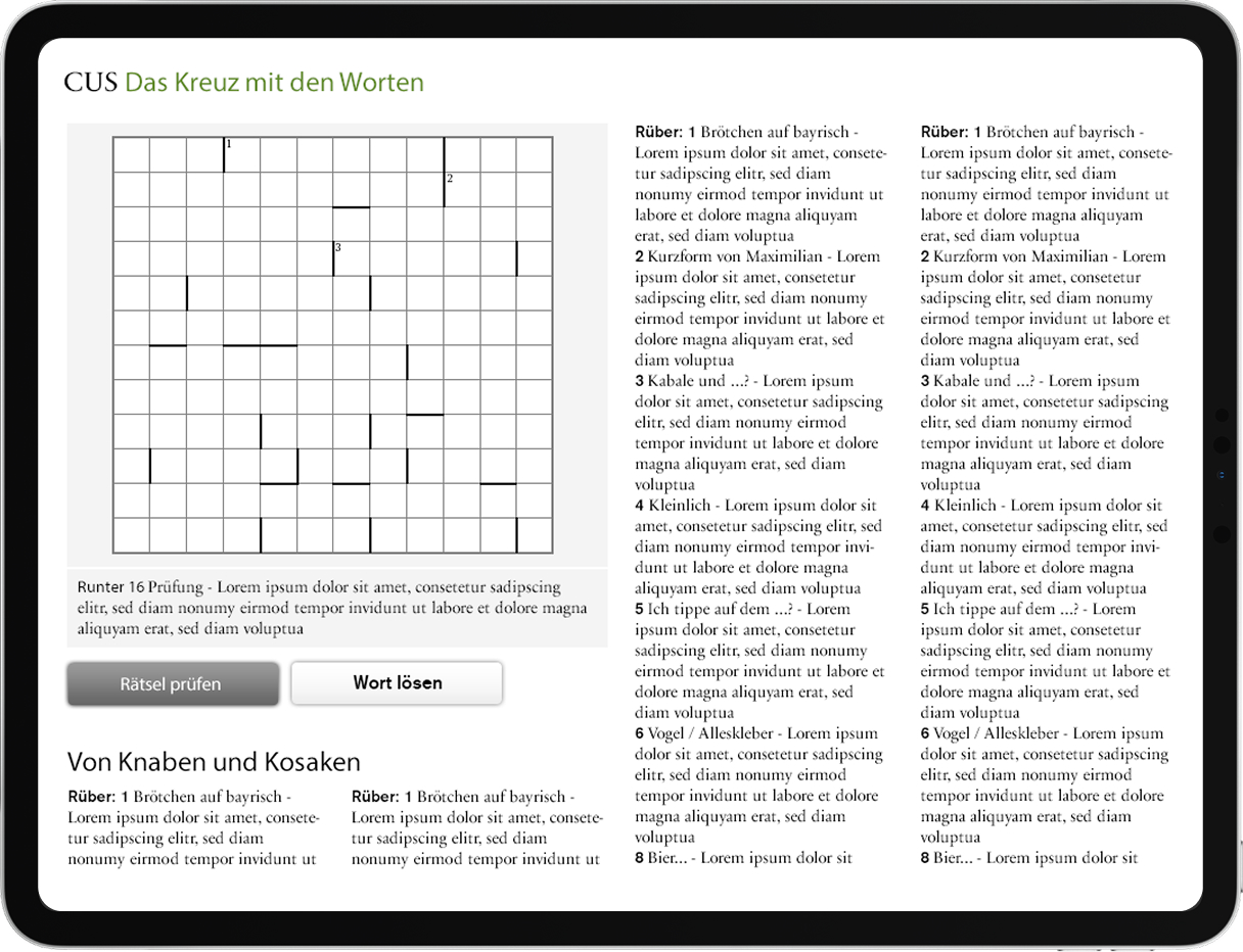 Süddeutsche Zeitung Magazin iPad App - Design 12