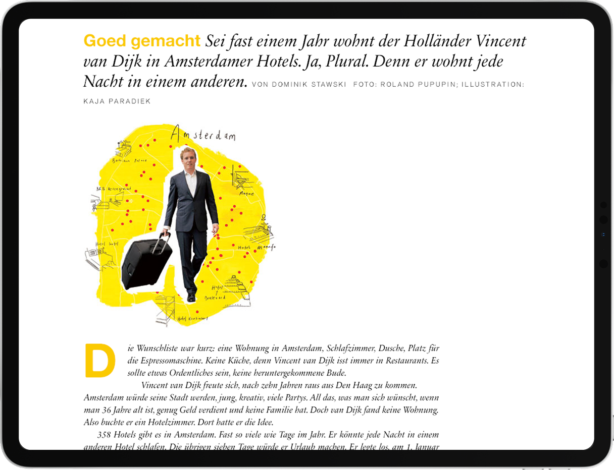 Süddeutsche Zeitung Magazin iPad App - Design 4