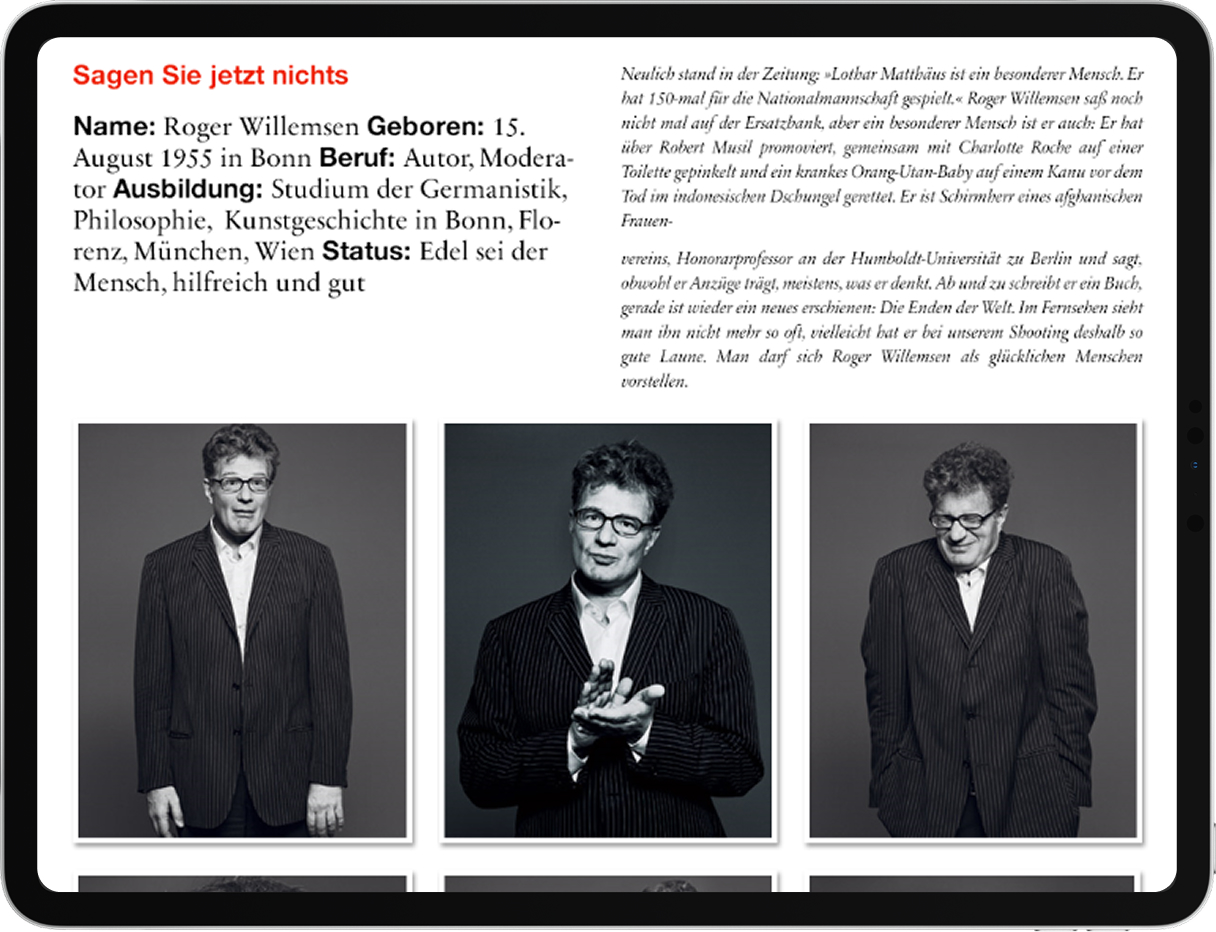Süddeutsche Zeitung Magazin iPad App - Design 6