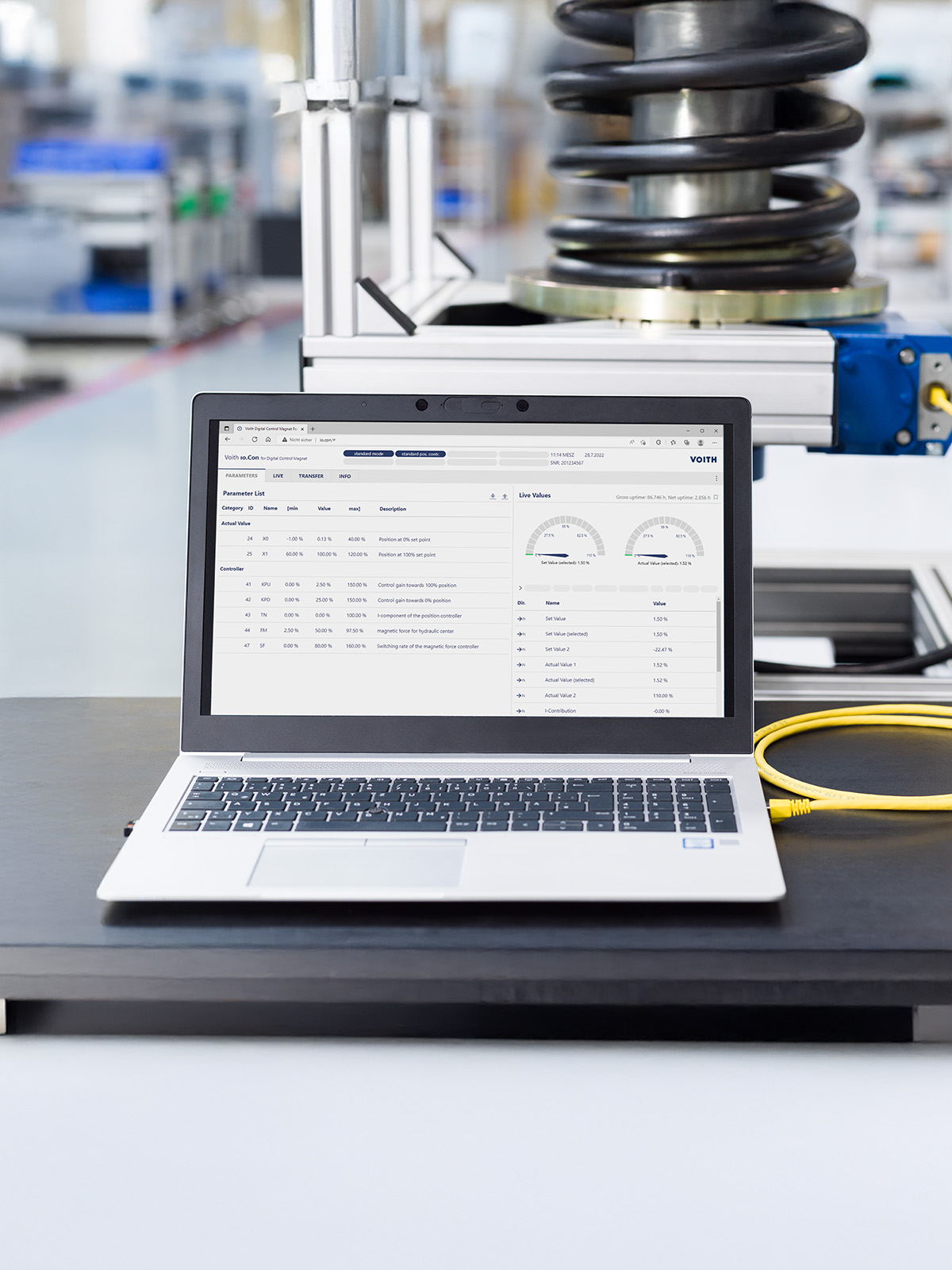 Voith Designsystem Anwendungsbeispiel 2