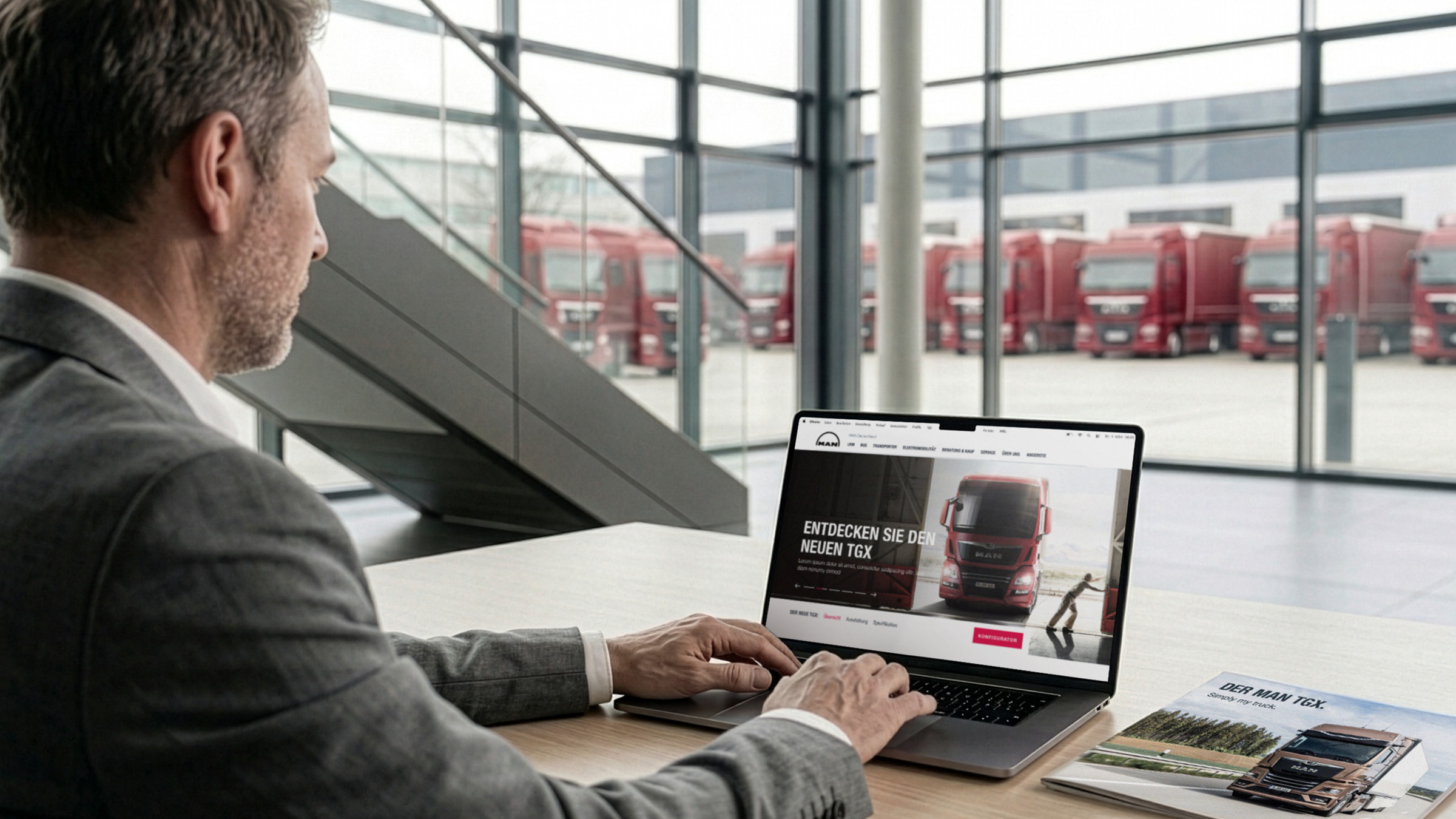 MAN Truck & Bus Website - Abbildung Desktop