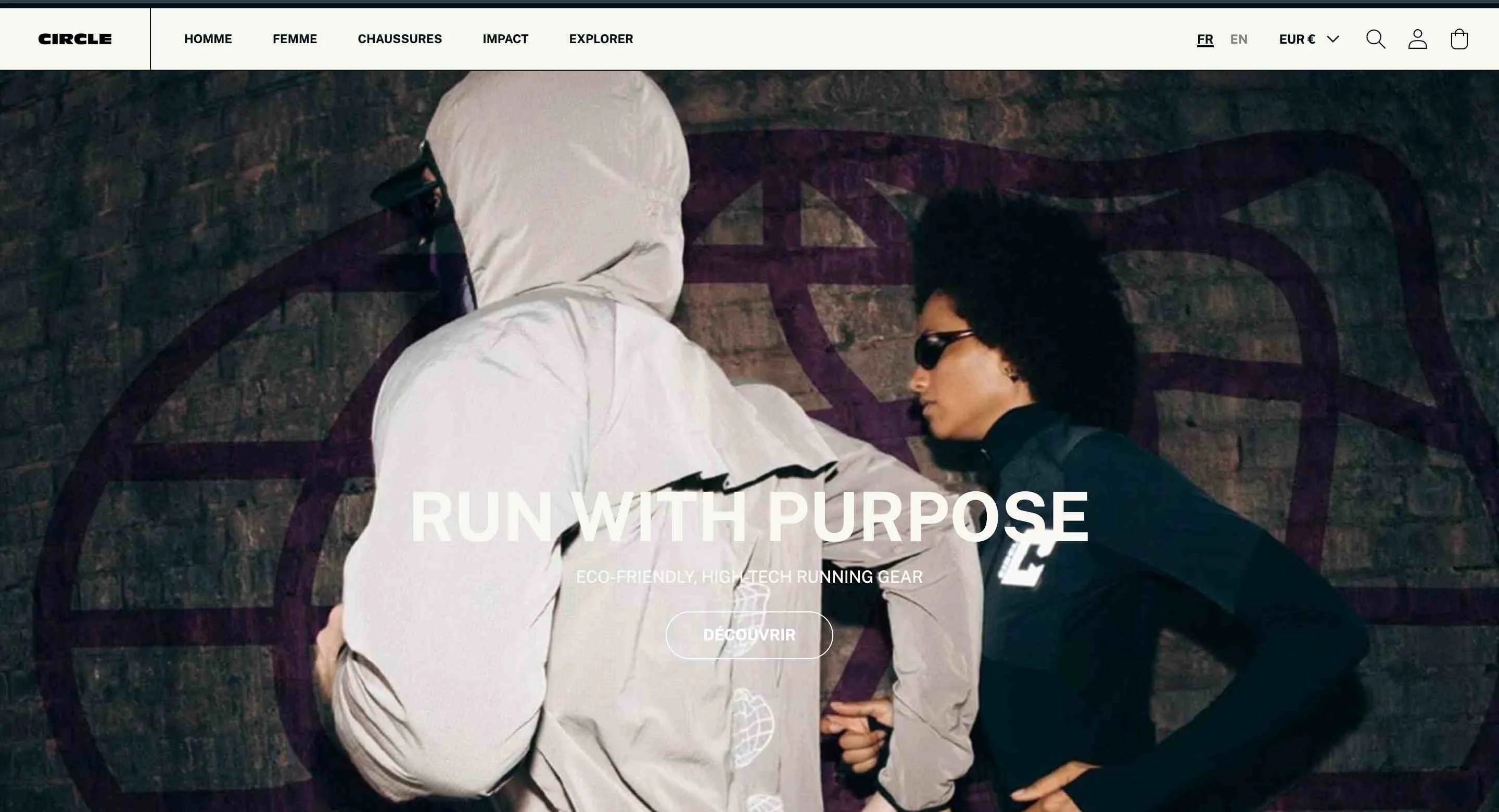 homepage projet innonvant circle sportswear