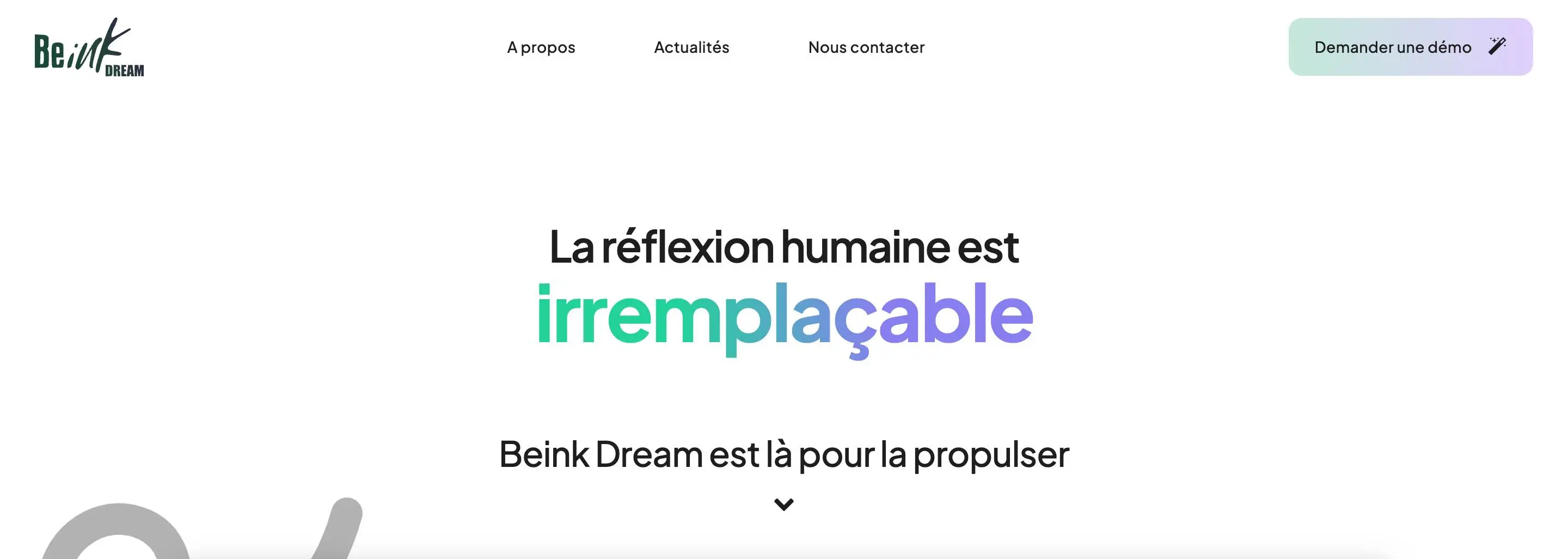 homepage projet innovant