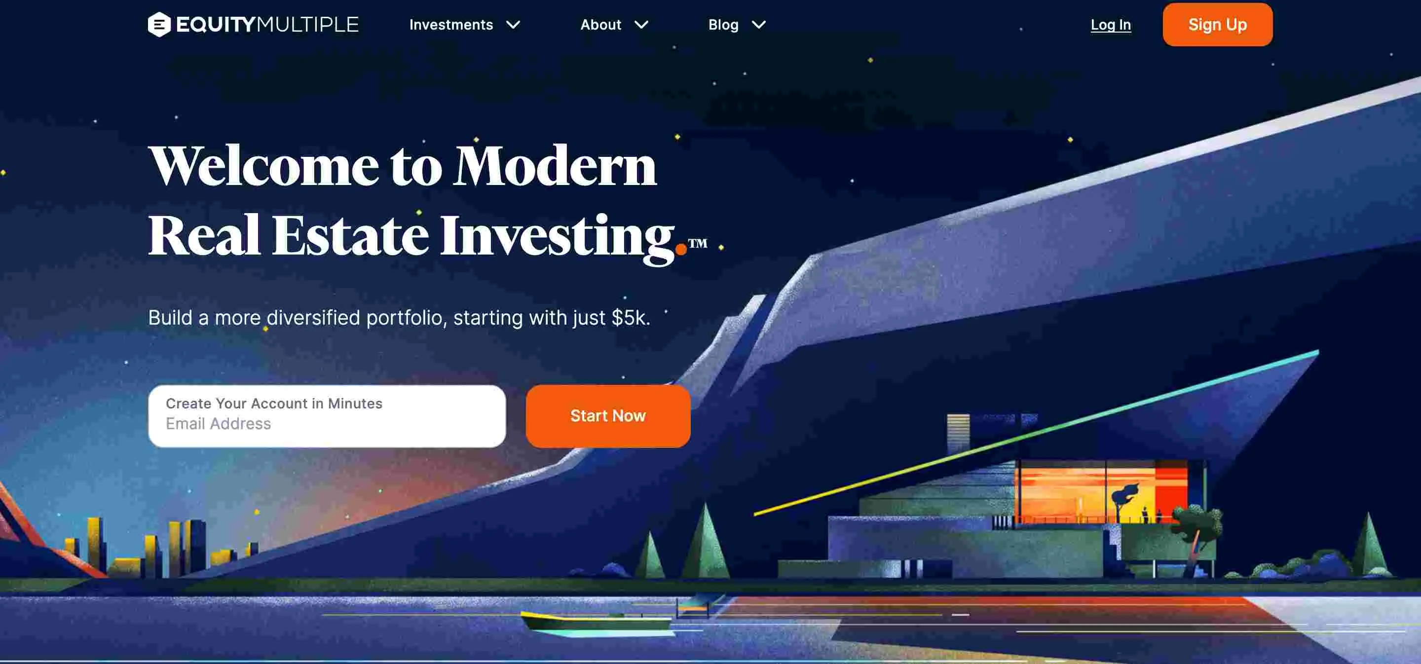 homepage plateforme pour investir en crowdfunding