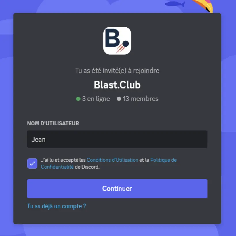 Comment rejoindre le serveur Discord du Blast.Club ?