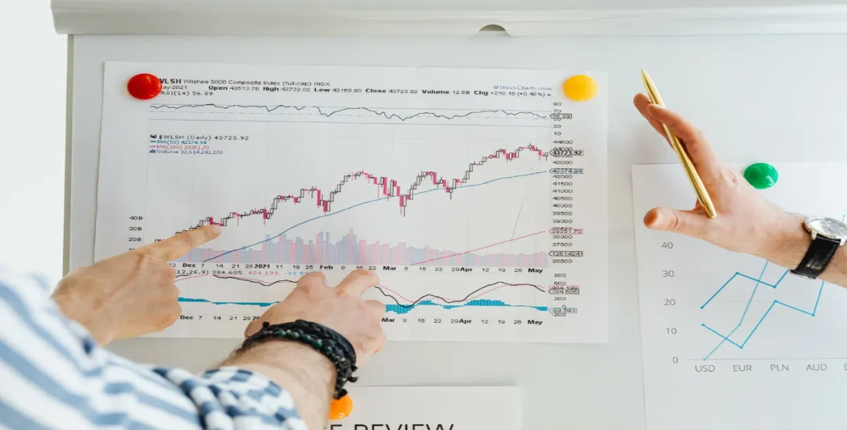 Courbes de monitoring d'investissement dans un objectif de rentabilisation