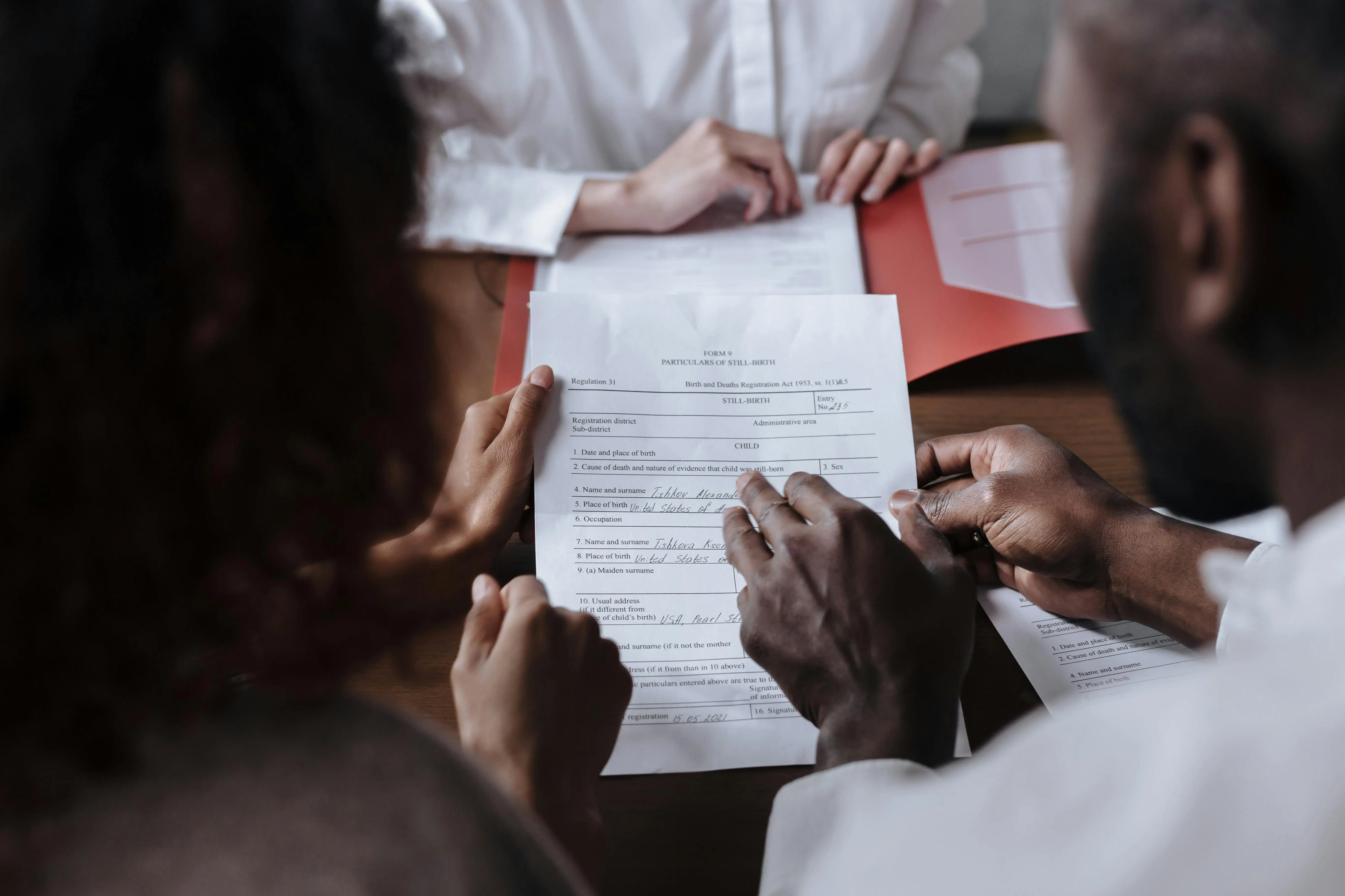 Déclaration de naissance faisant foi pour l'héritiage d'un couple